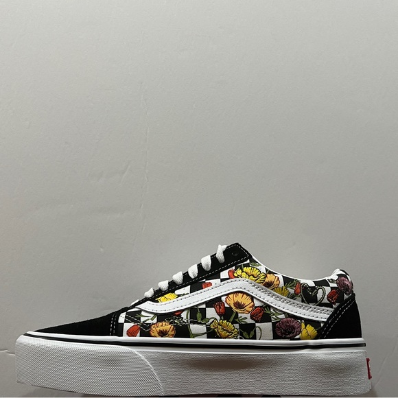 Vans Old Skool Platform, VN0A5KRGBML, Poppy Checkerboard - Picture 13 of 13